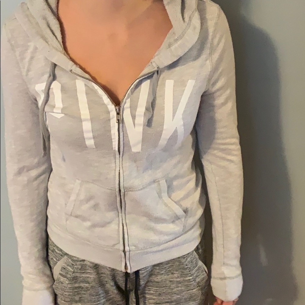 PINK zip hoodie